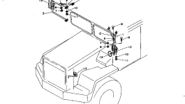 Зеркало 565-55-11120 Komatsu