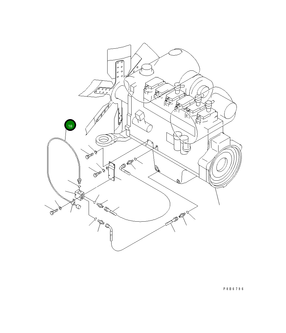Датчик 78619-14500 Komatsu