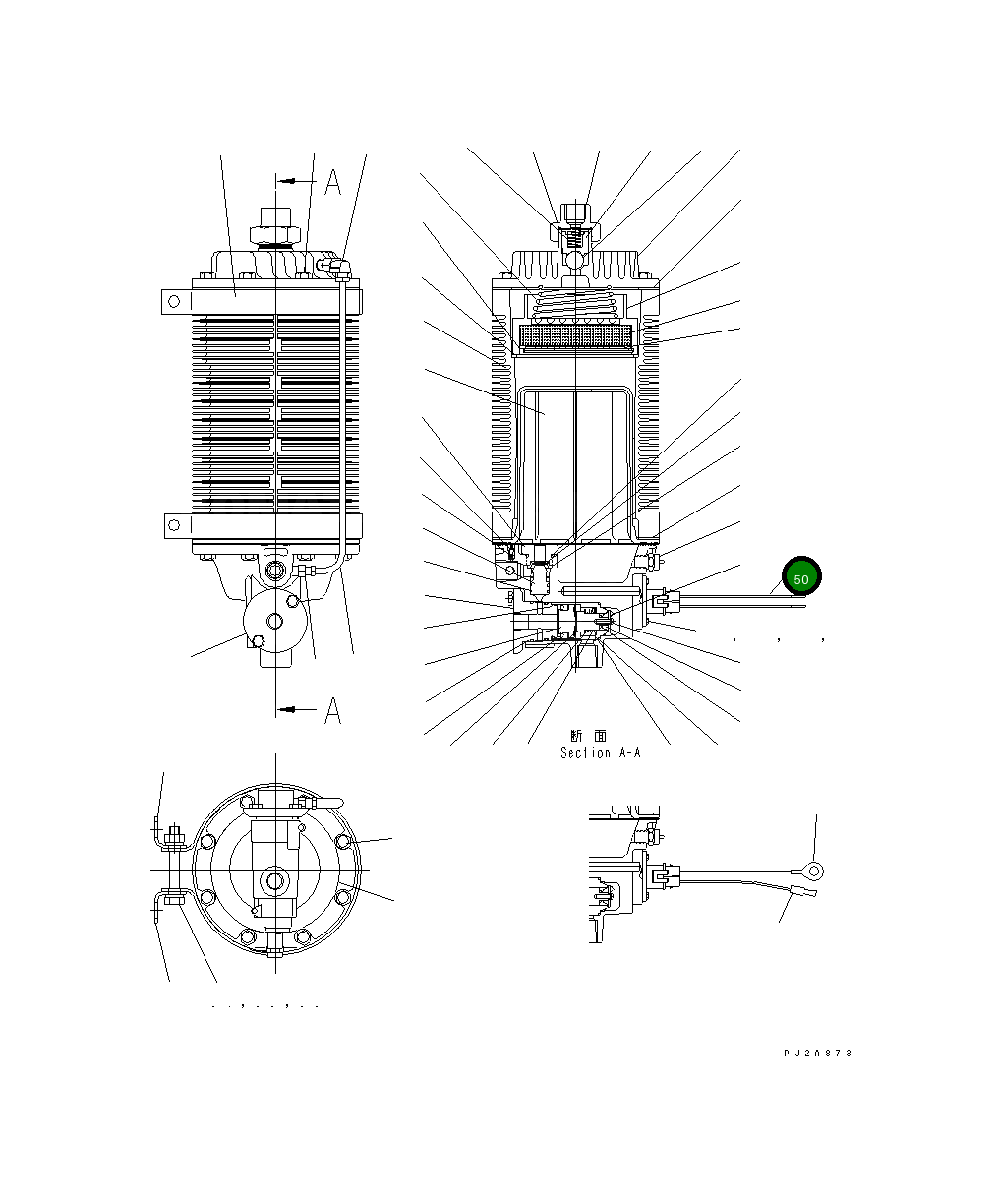 Жгут проводов 566-35-6A840 Komatsu
