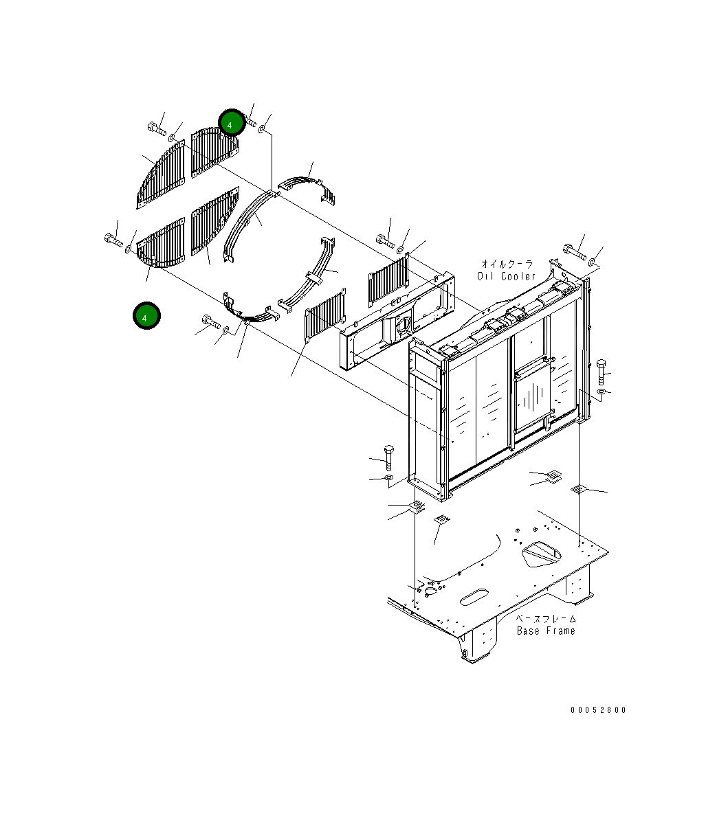 Защитный кожух 21T-03-31623 Komatsu