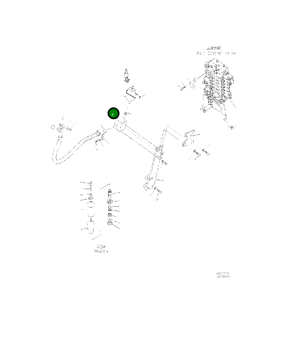 Блок 20Y-62-D2160 Komatsu