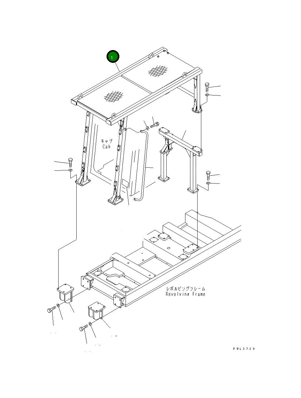 Защитный кожух 208-956-6110 Komatsu