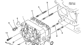 Кран KT14301-7311-4 Komatsu