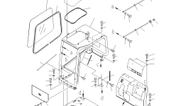 Защитный кожух 20U-54-46141 Komatsu