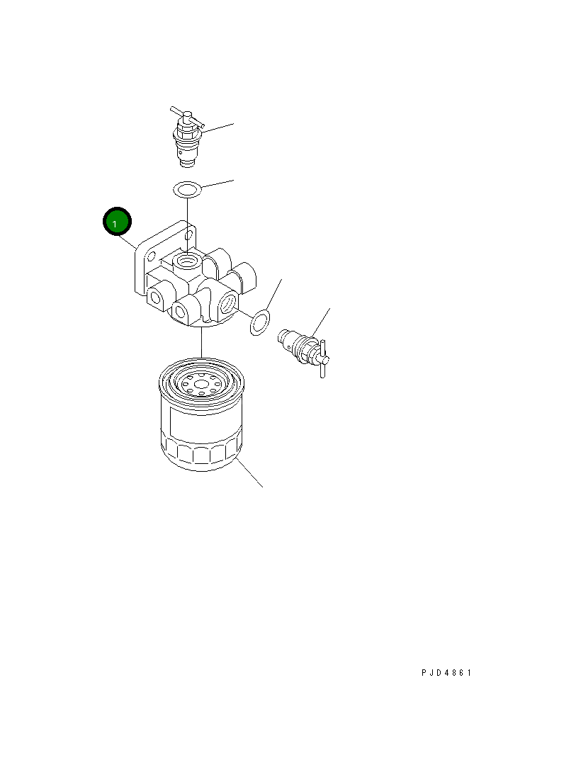 Головка 600-411-2410 Komatsu