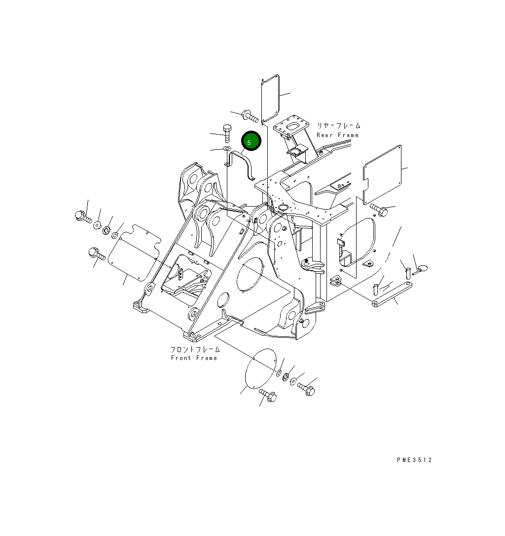 Защитный кожух 425-46-12280 Komatsu