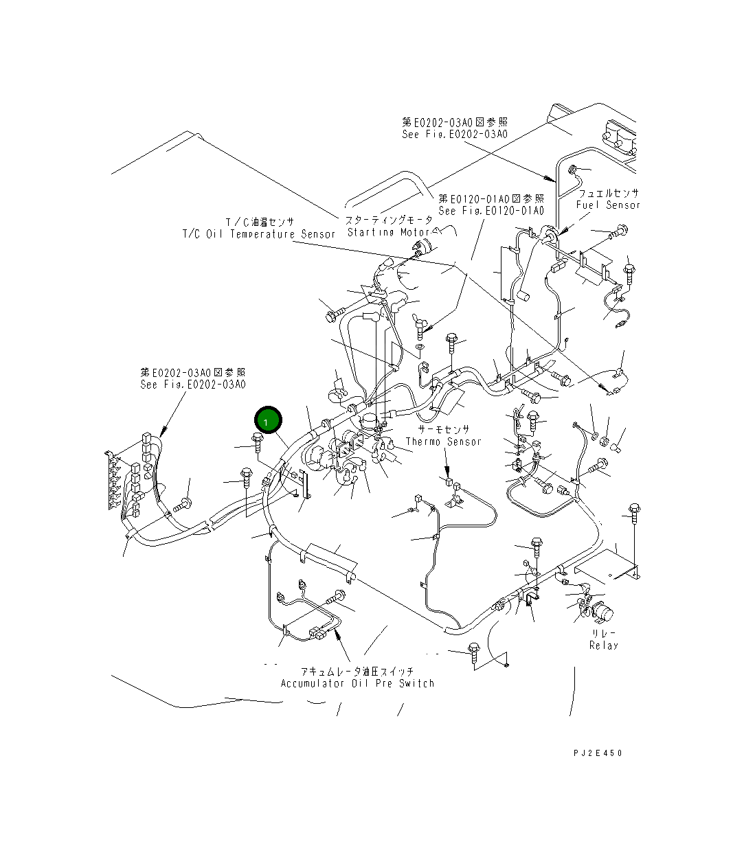 Жгут проводов 23A-06-41373 Komatsu