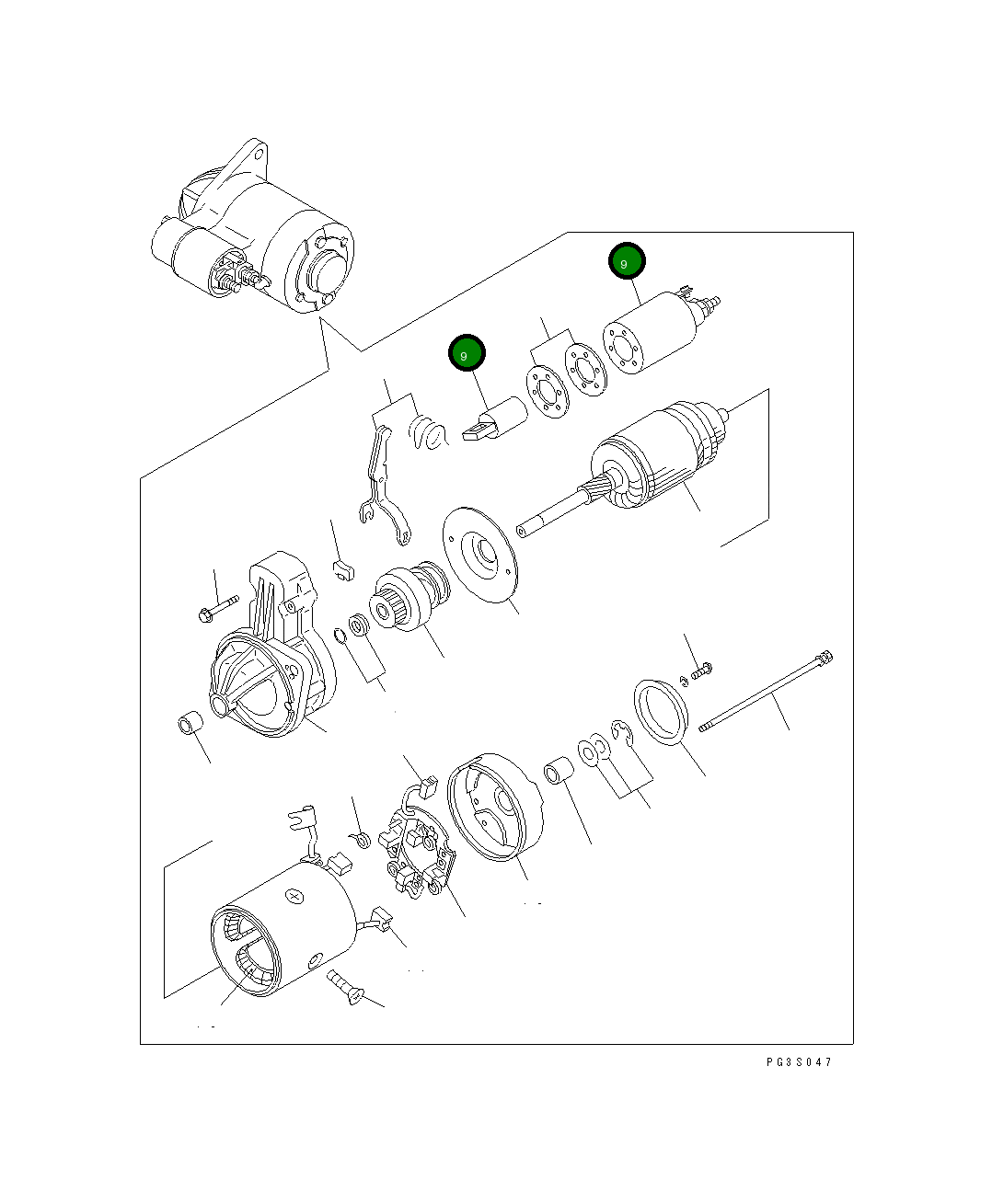Выключатель YMX-211417008 Komatsu