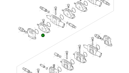 Блок в сборе, ход (левый) 4-01-5087601 Komatsu