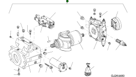 Гидравлический насос 42W-17-21100 Komatsu