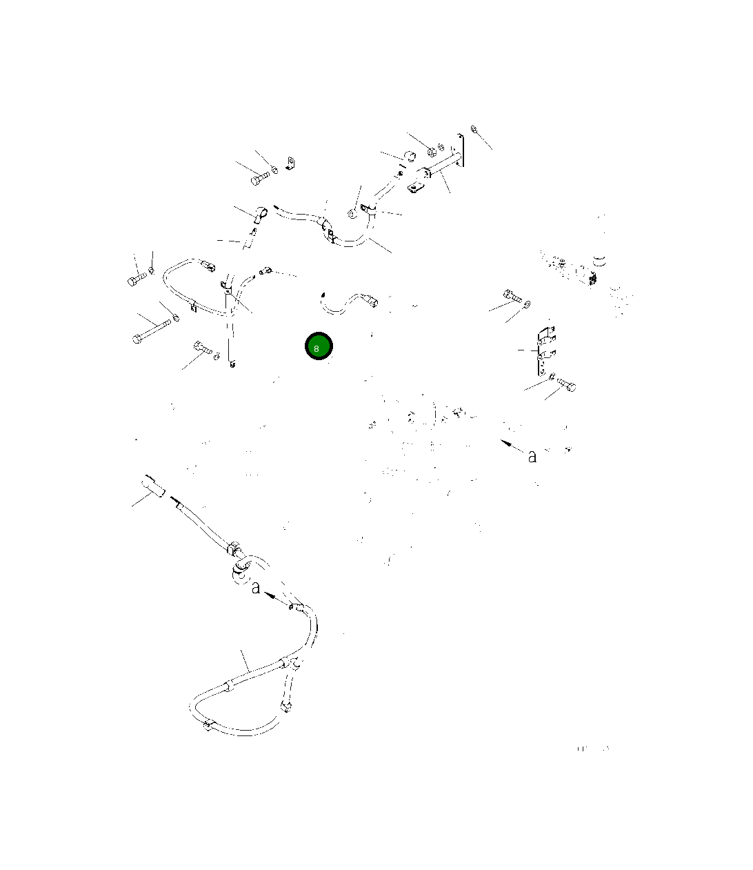 Кабель 2A5-06-11582 Komatsu