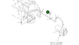 Кабель 08028-64150 Komatsu