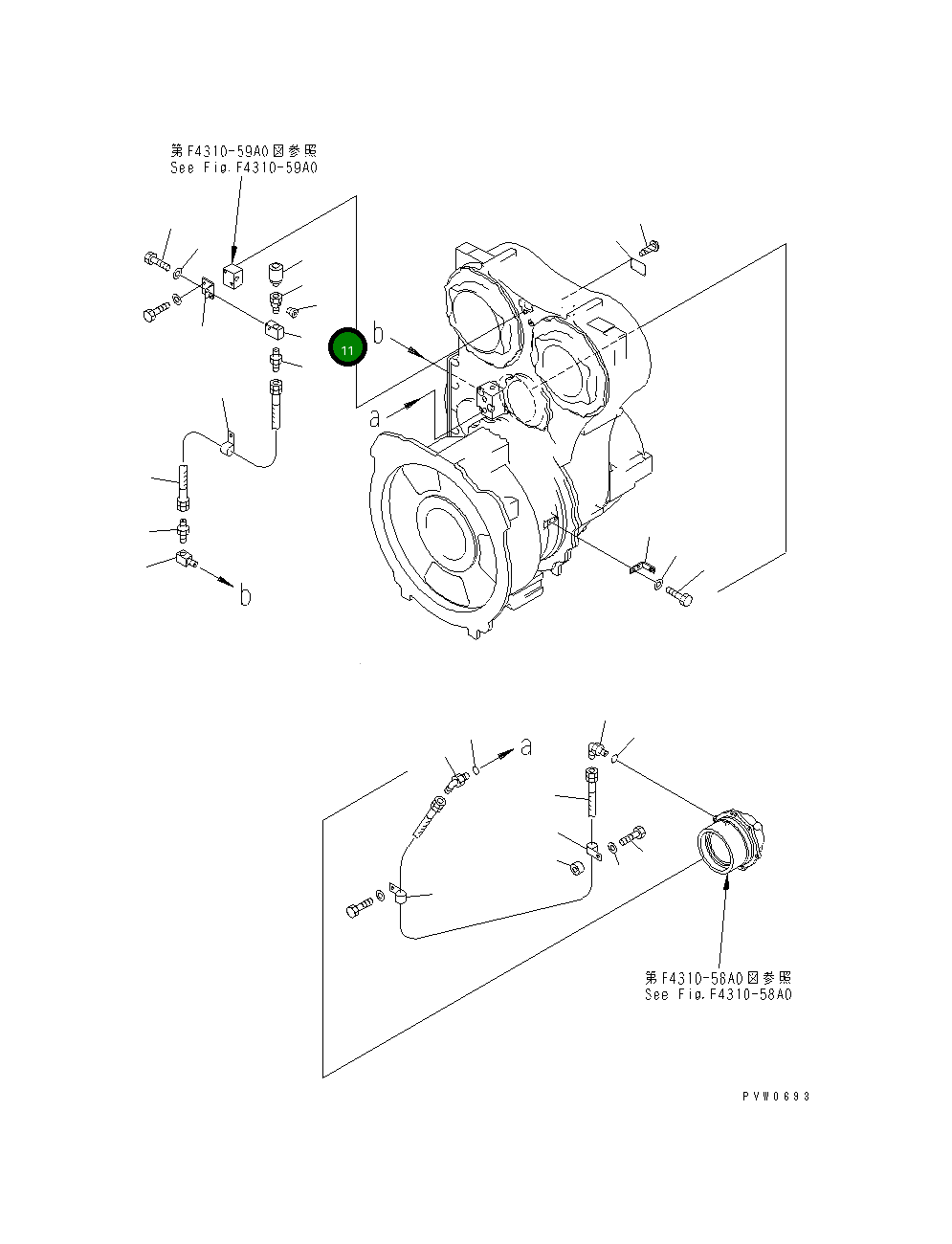 Блок 42C-13-15680 Komatsu