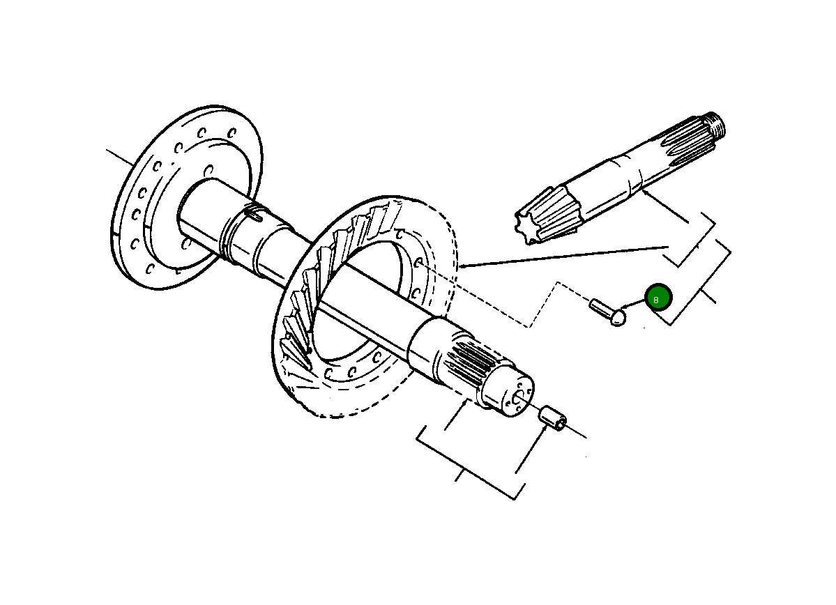 Заклёпка 217 704 H1 Komatsu