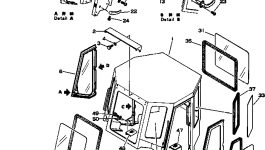 Кабина 145-911-1111 Komatsu