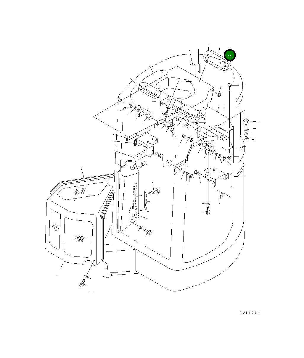 Выключатель YM172164-19100 Komatsu