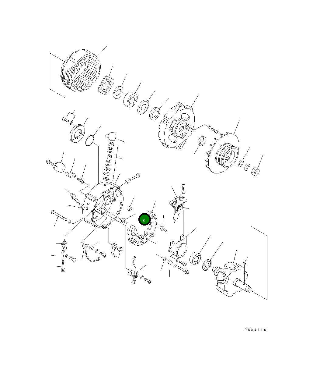 Диод SD6070-05910X0 Komatsu