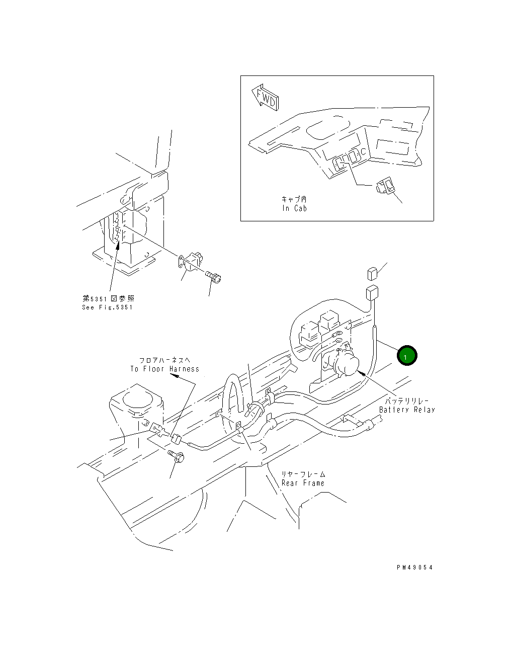 Жгут проводов 423-959-2122 Komatsu