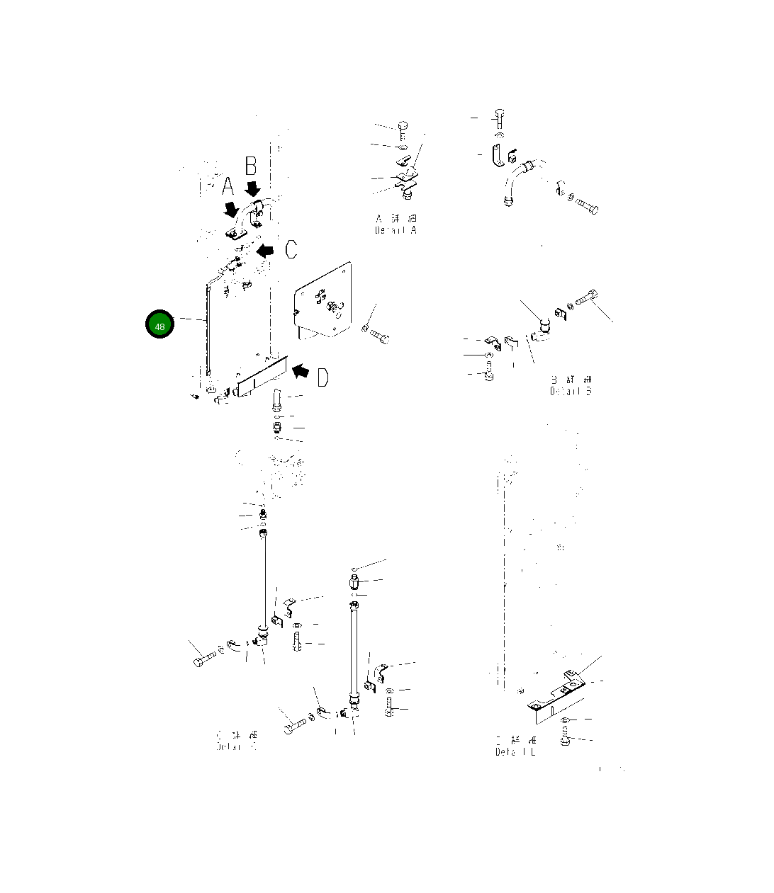 Жгут проводов 208-06-41231 Komatsu