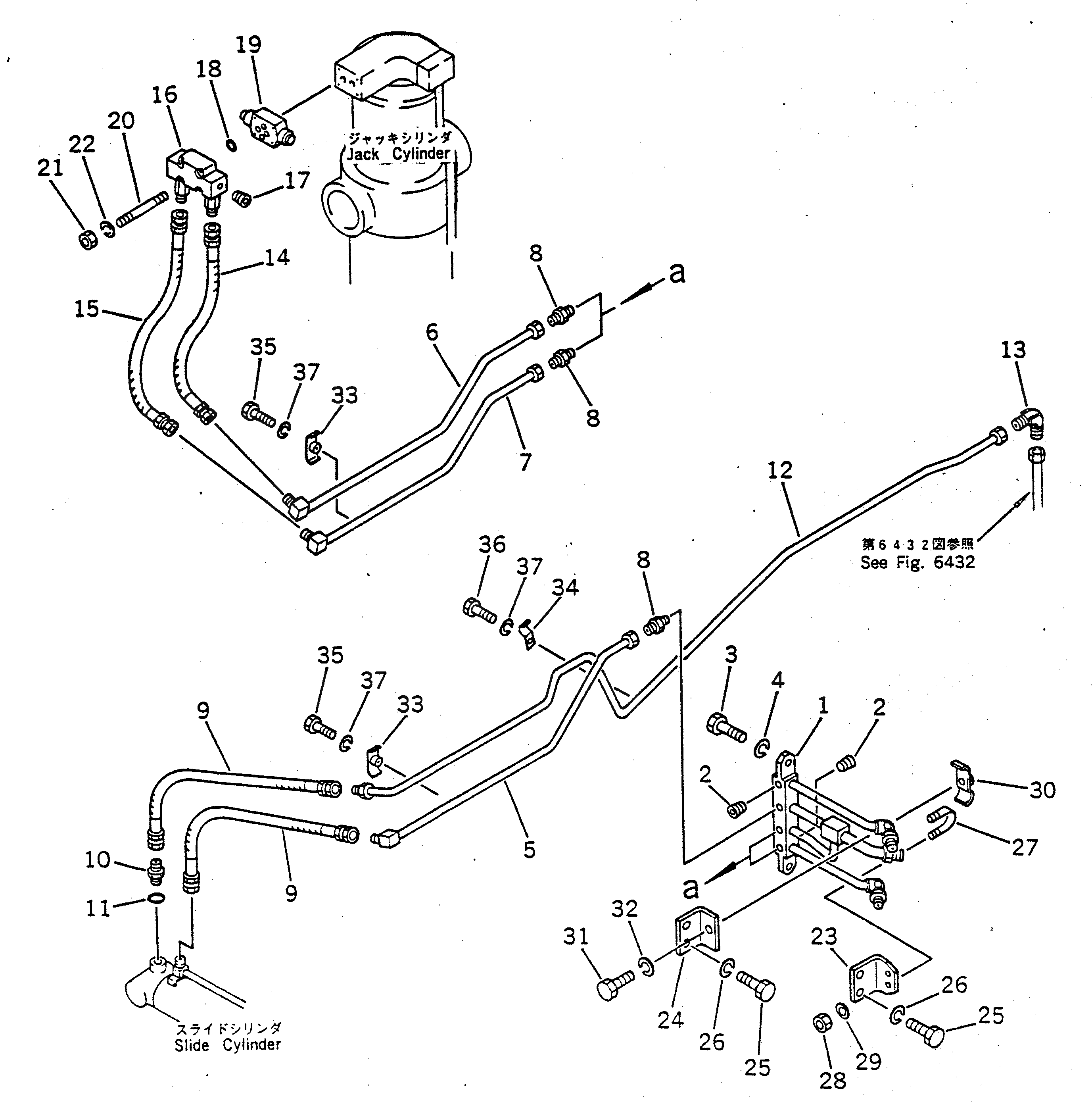 Блок 22W-62-13580 Komatsu