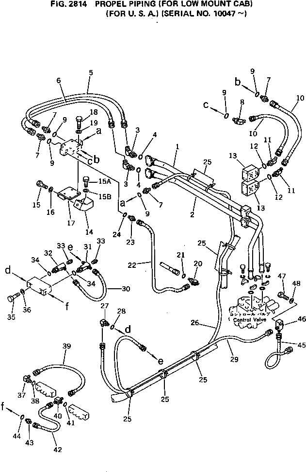 Шланг 07103-20243 Komatsu