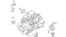Двигатель K1002248 Komatsu