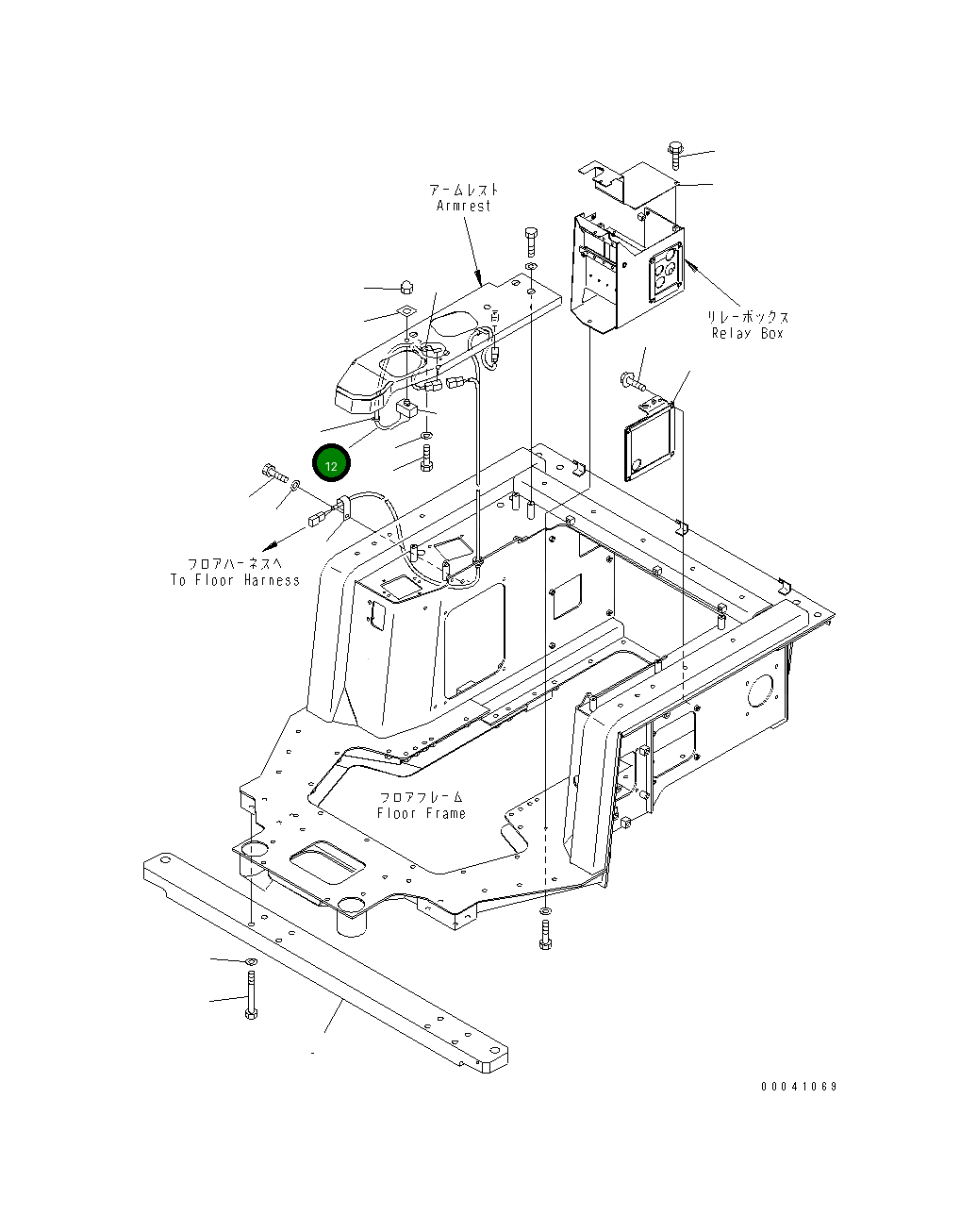 Жгут проводов 17A-06-41860 Komatsu