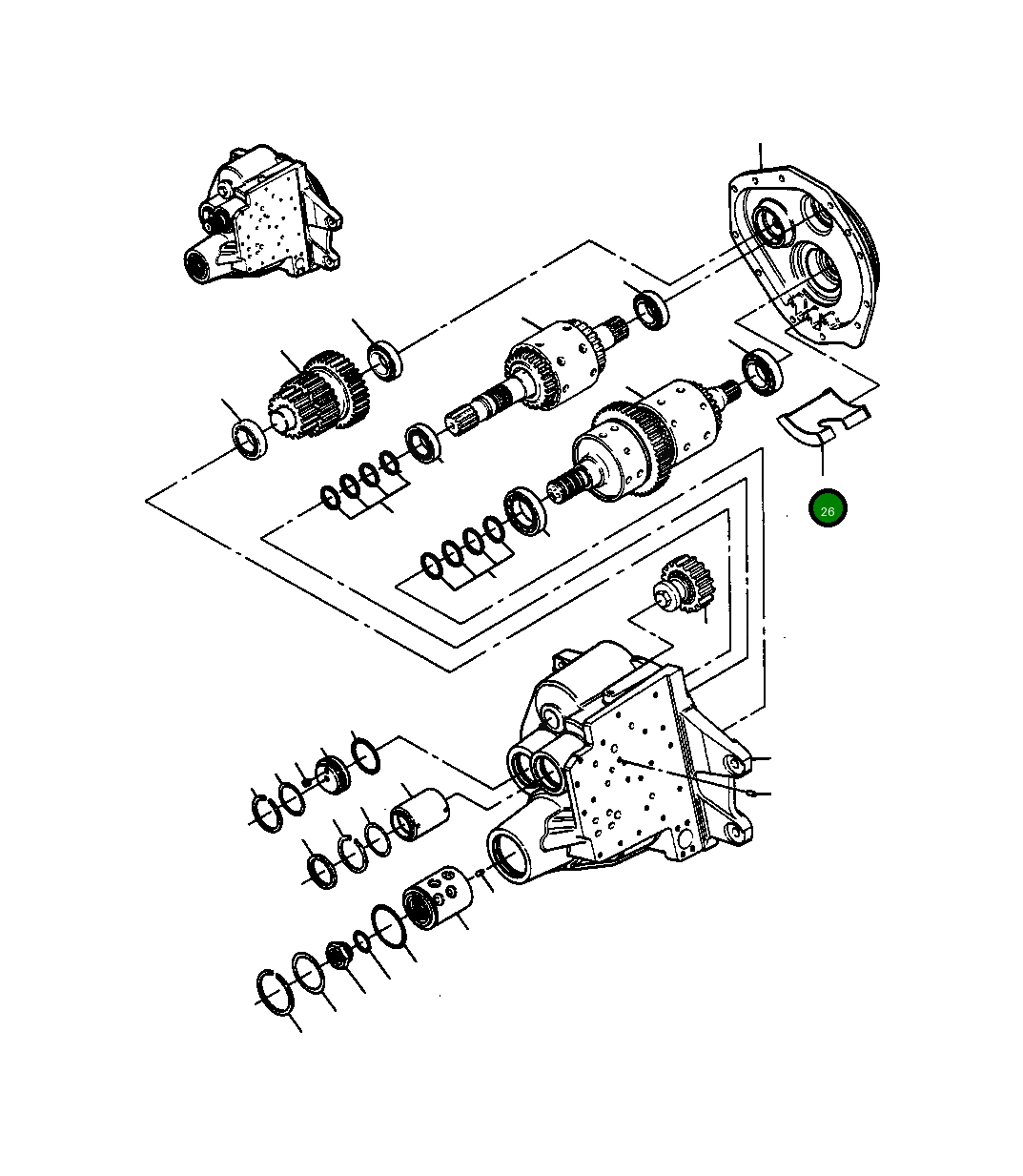 Дефлектор трубки откачки 709 798 C1 Komatsu