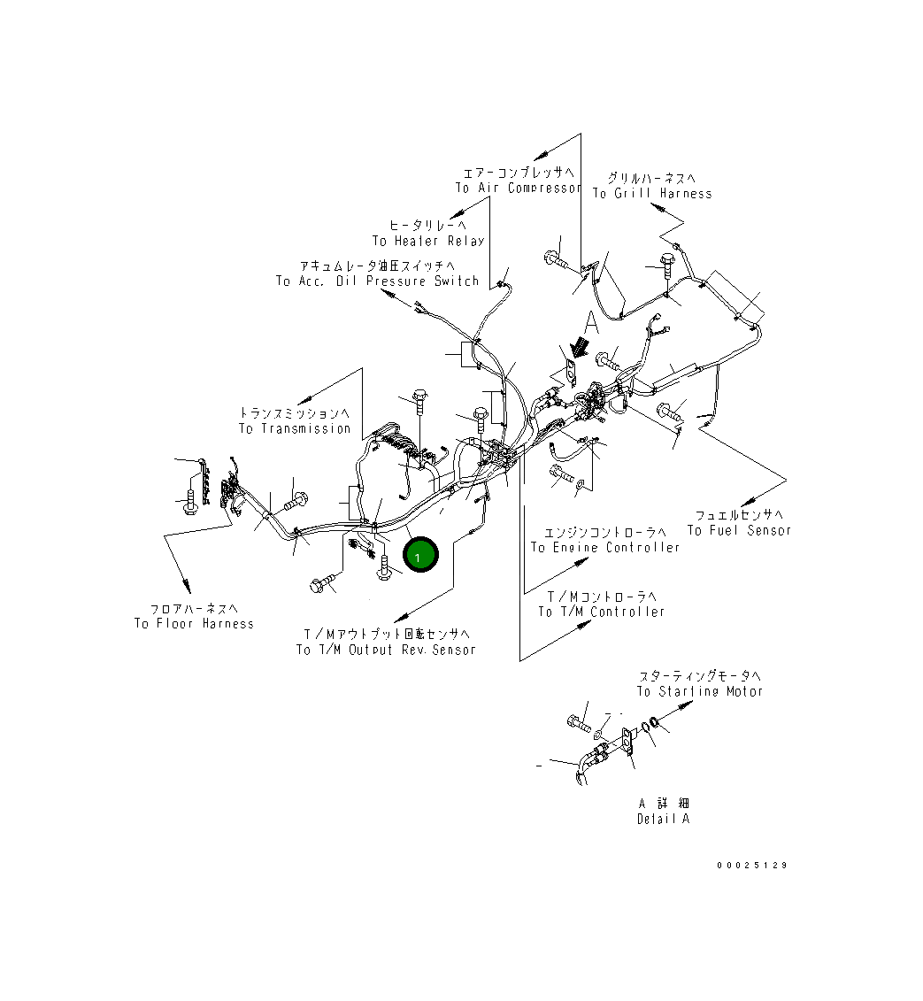 Жгут проводов 23C-06-51613 Komatsu