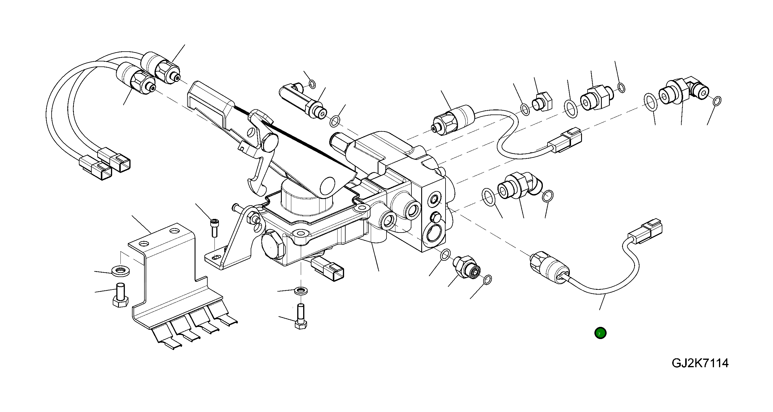 Выключатель 20G-06-41910 Komatsu
