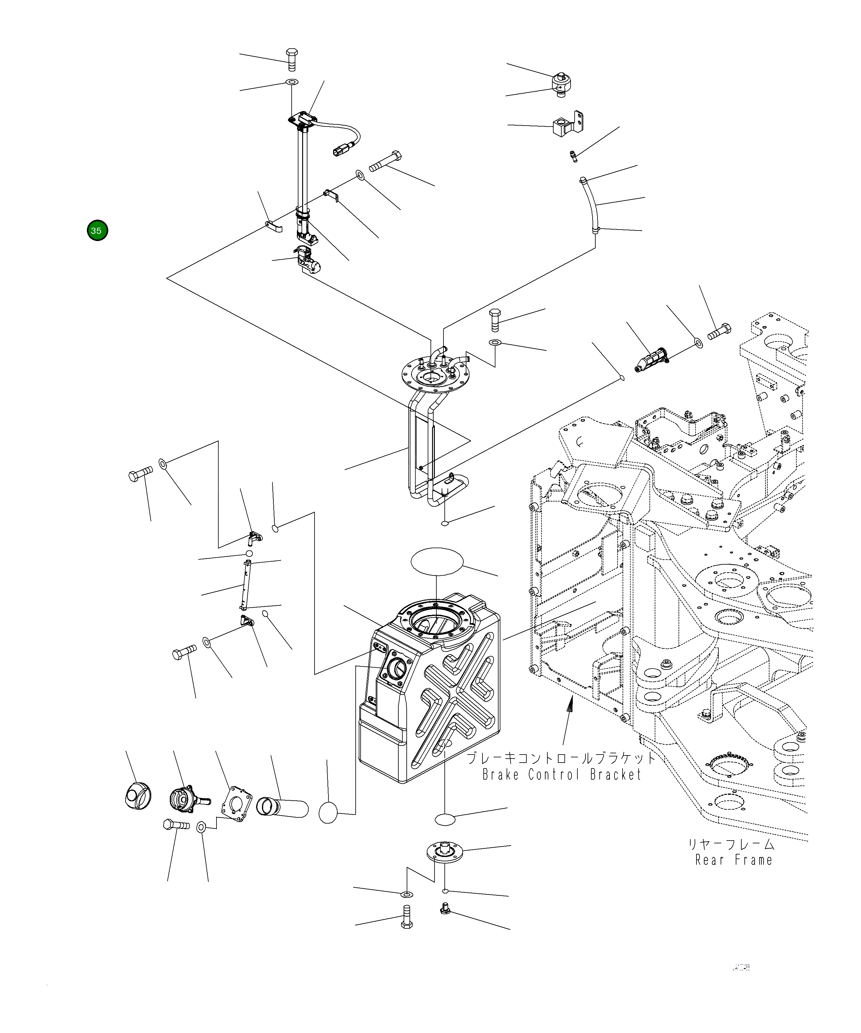 Индикатор 421-02-61980 Komatsu