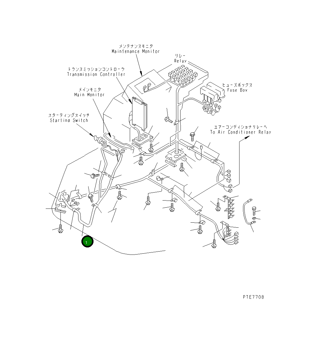 Жгут проводов 419-06-22990 Komatsu