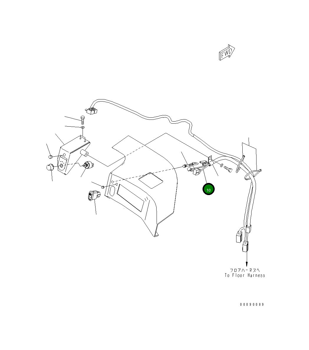 Жгут проводов 427-06-25850 Komatsu