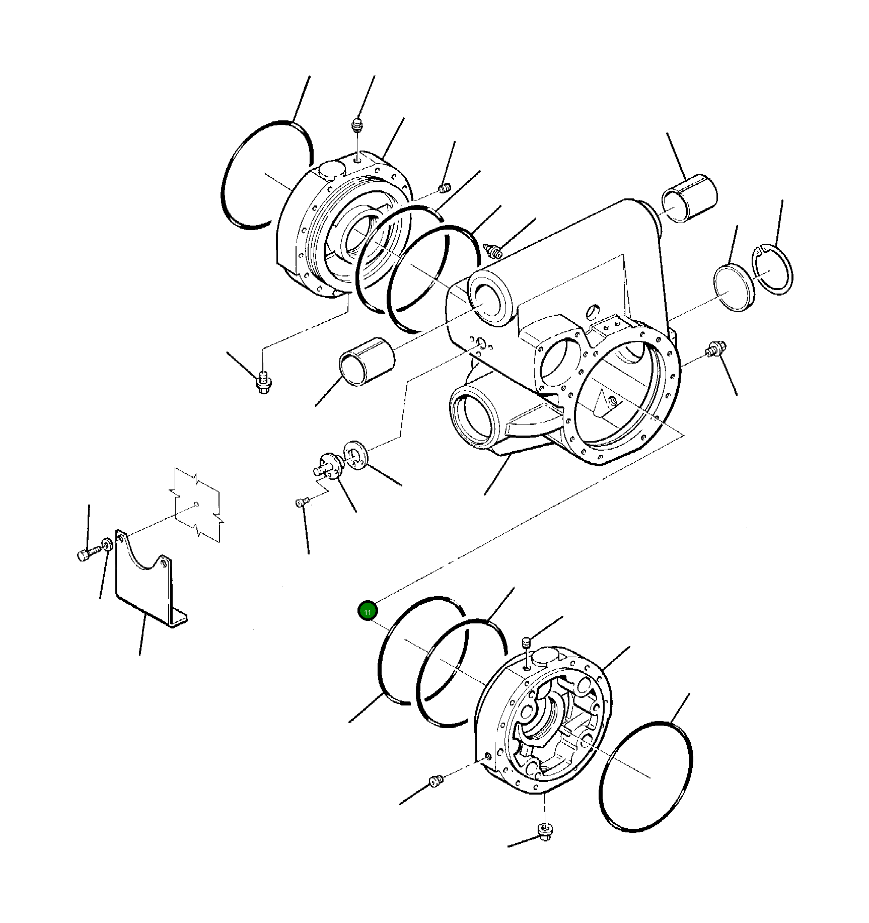 Датчик 21D-23-11250 Komatsu