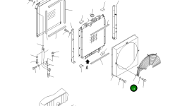 Защитный кожух 208-03-61320 Komatsu