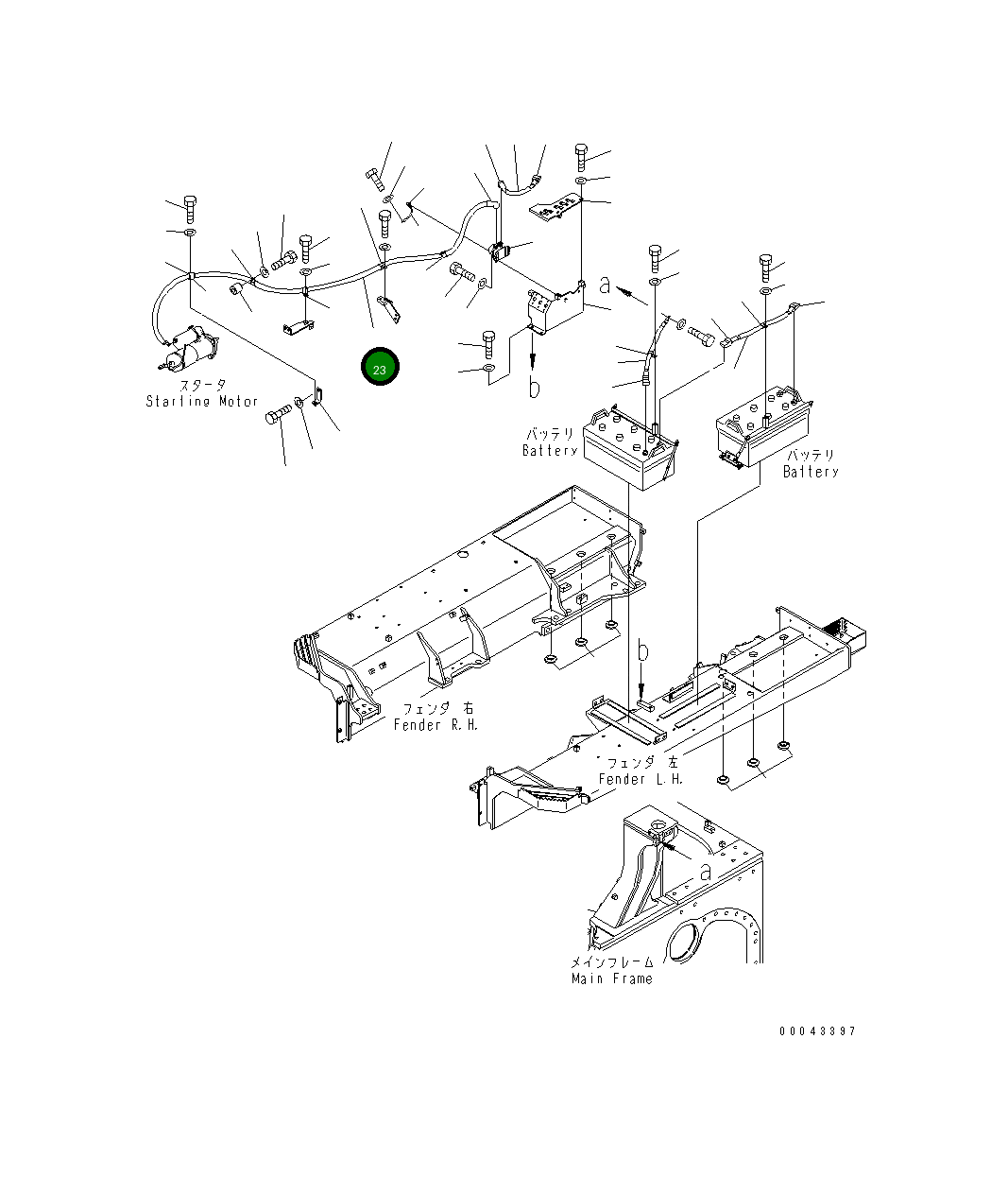 Жгут проводов 17A-06-41272 Komatsu