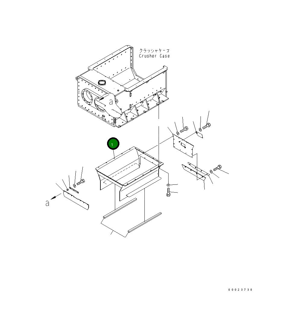 Жёлоб 8260-70-1411 Komatsu