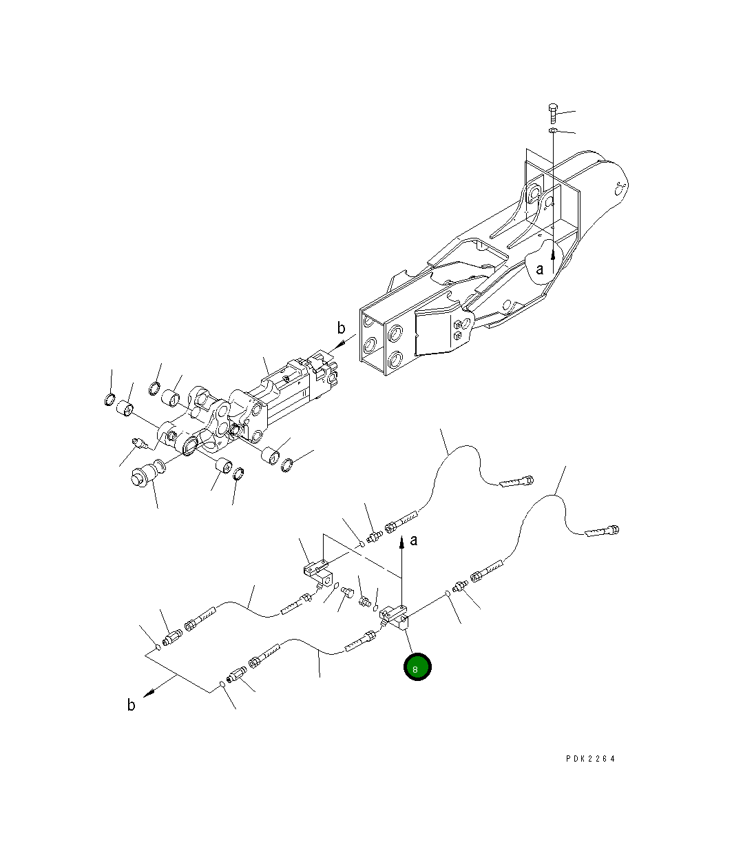Блок 20T-870-1210 Komatsu