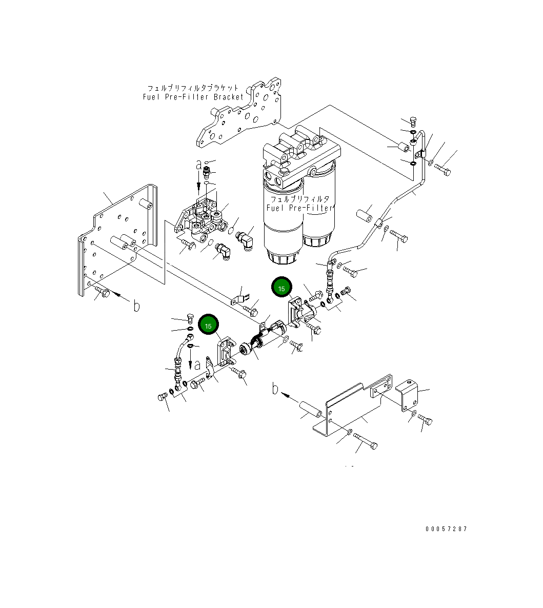 Блок 6245-71-5640 Komatsu