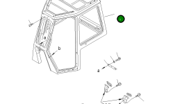 Кабина 124-911-5110 Komatsu