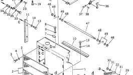 Кронштейн 566-54-41280 Komatsu
