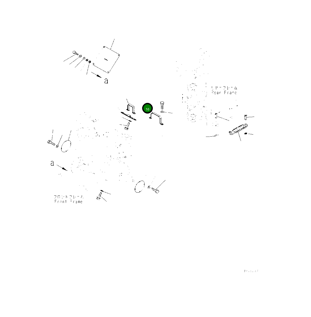 Защитный кожух 425-46-44180 Komatsu