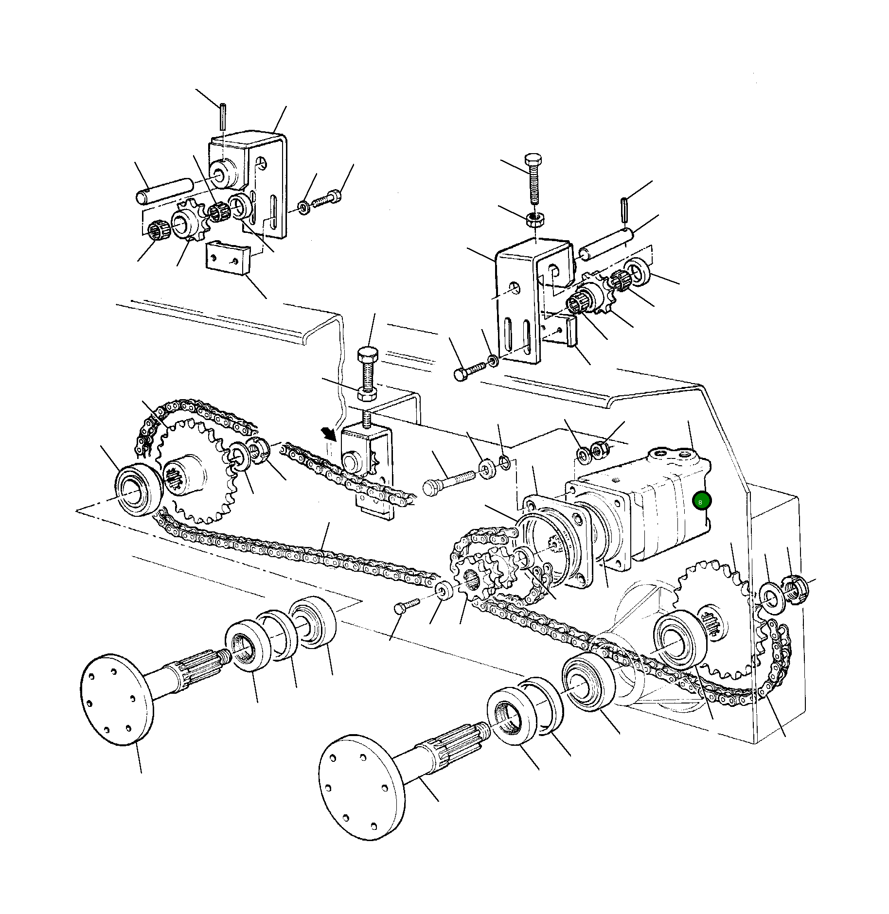 Гидромотор 842120004 Komatsu
