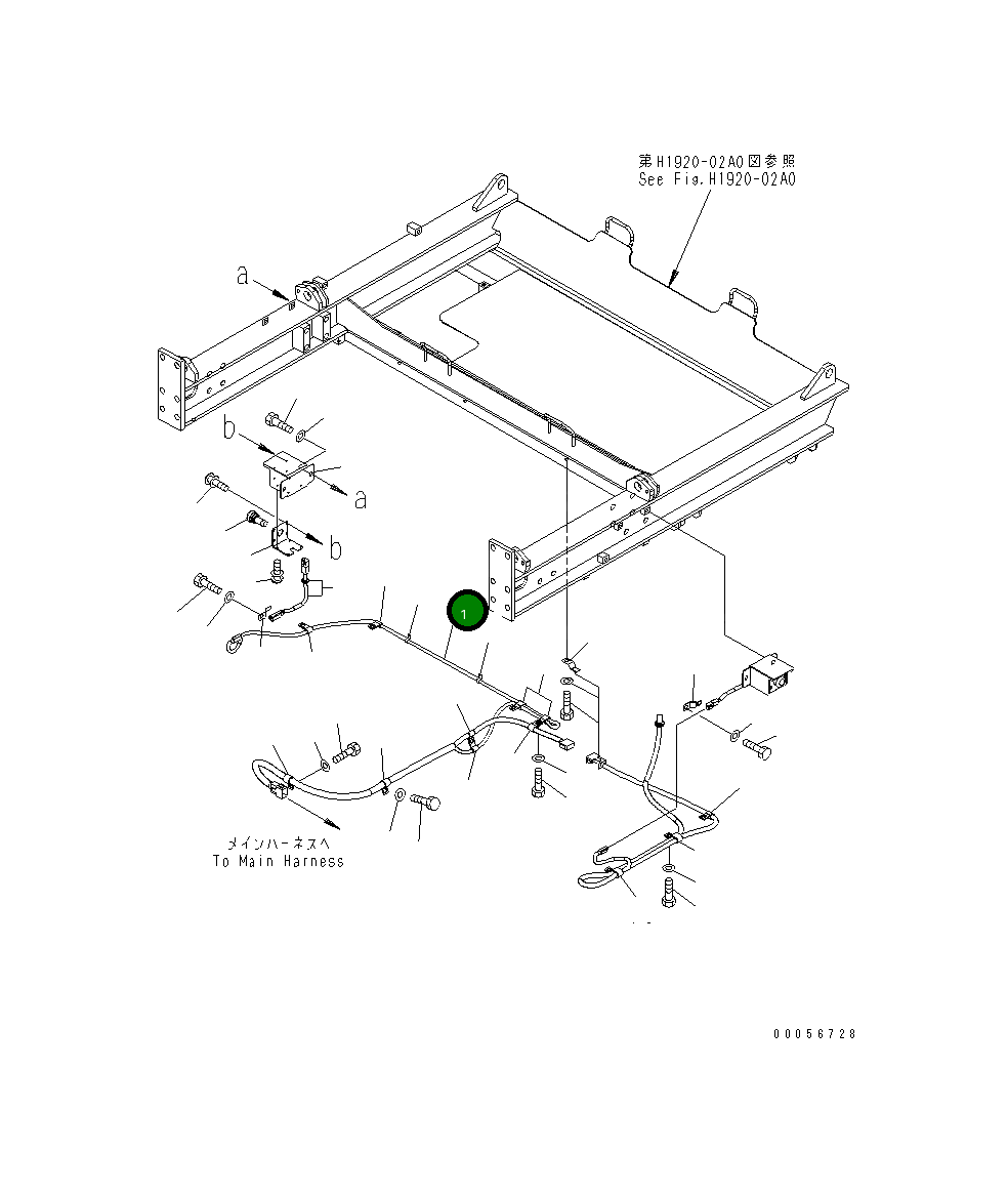 Жгут проводов 8240-06-1941 Komatsu