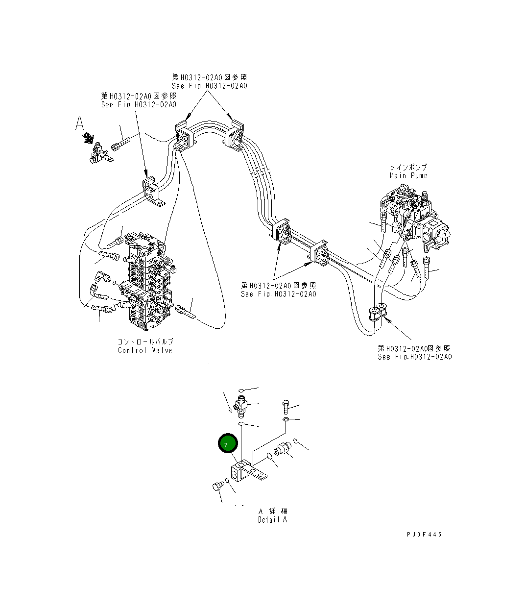 Блок 22M-62-12482 Komatsu