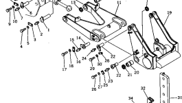 Группа балки 198-79-X1110 Komatsu