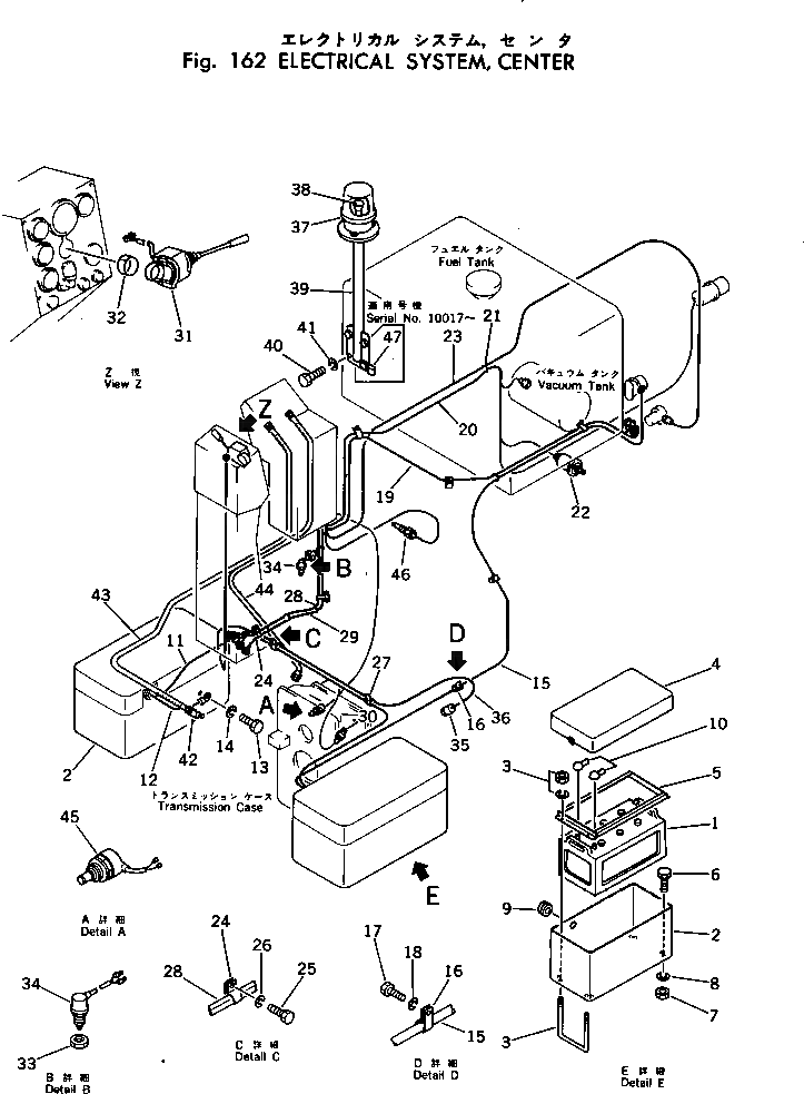 Провод 262-06-11140 Komatsu