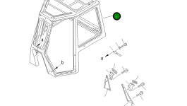 Кабина 14X-911-1111 Komatsu