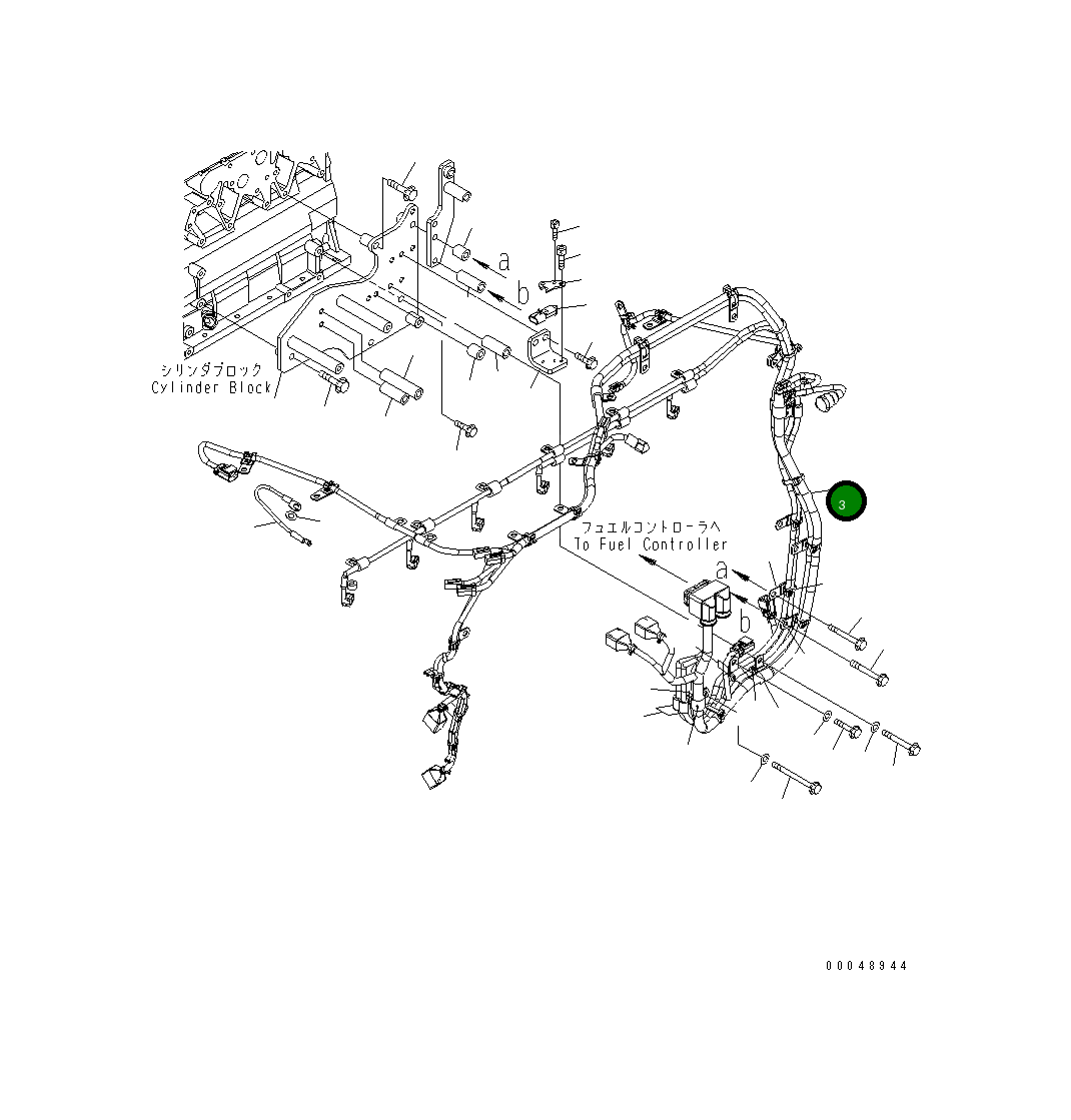 Жгут проводов 6261-81-8573 Komatsu