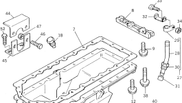 Поддон PK4145H044 Komatsu
